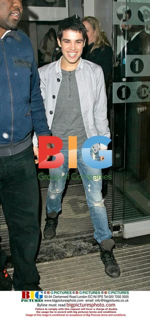 X Factor winner Joe McElderry at BBC Radio 1