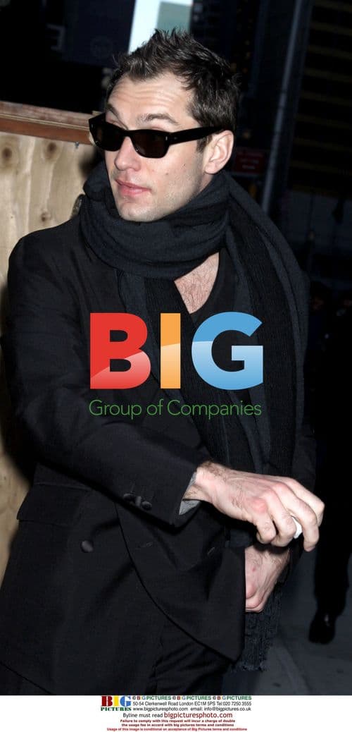 Jude Law at The Late Show with David Letterman