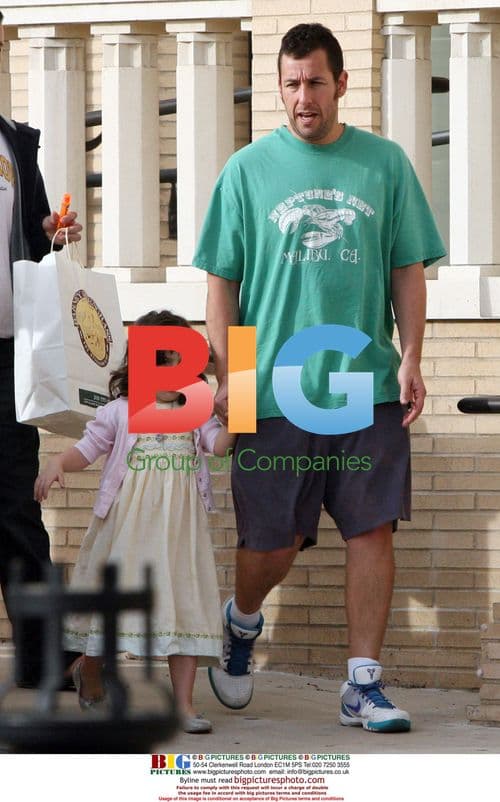Adam Sandler and daughter holiday shopping