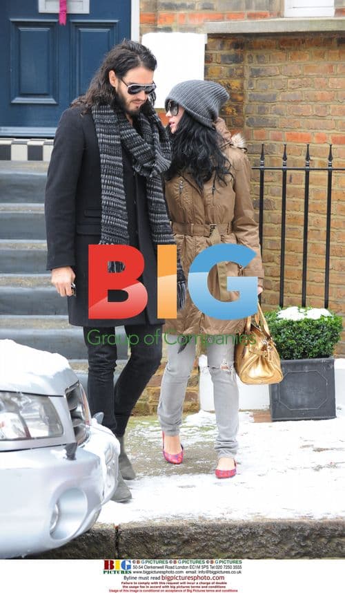 Russell Brand and Katy Perry out in London