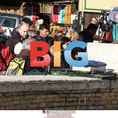 President of Ireland Mary McAleese and family in Rome