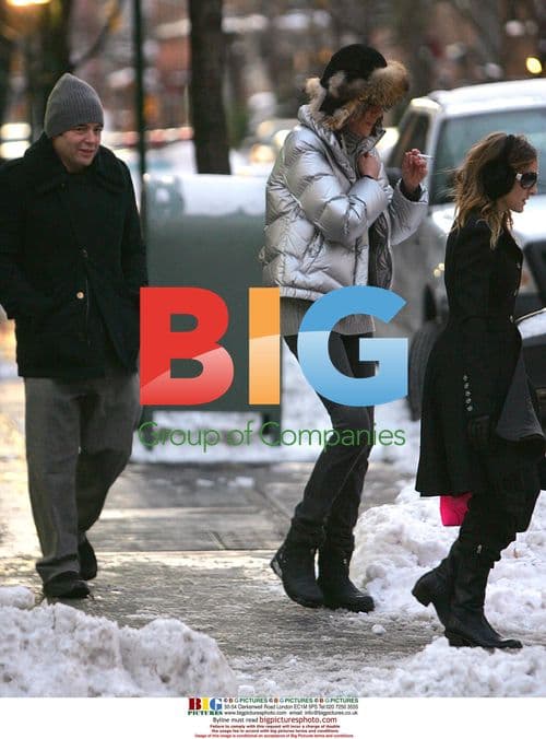 Sarah Jessica Parker, Matthew Broderick, and Kristen Johnston in NY