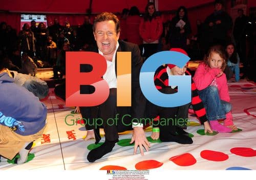 Piers Morgan Plays Giant Twister
