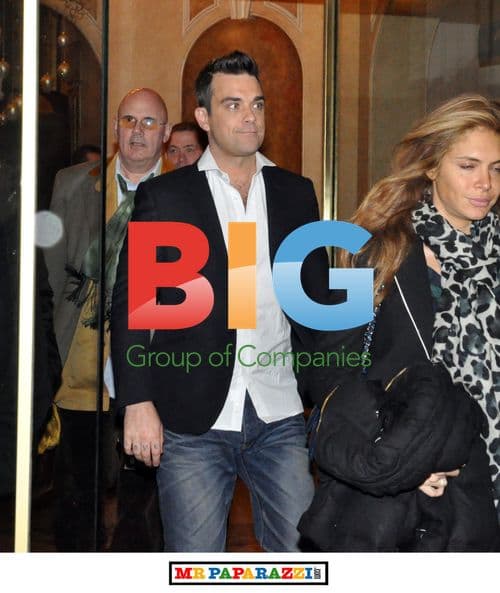 Robbie Williams visits Denmark for TV appearances