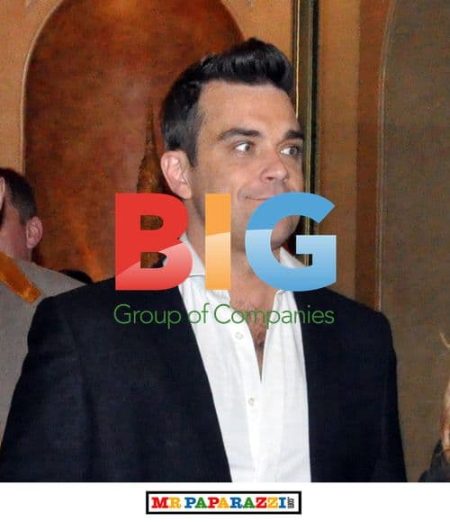 Robbie Williams Visits Denmark for TV Appearances