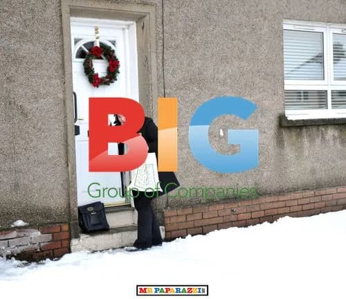 Susan Boyle Enjoys Winter Weather in West Lothian