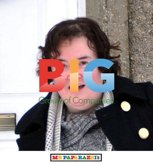 Susan Boyle Has Fun in the Snow