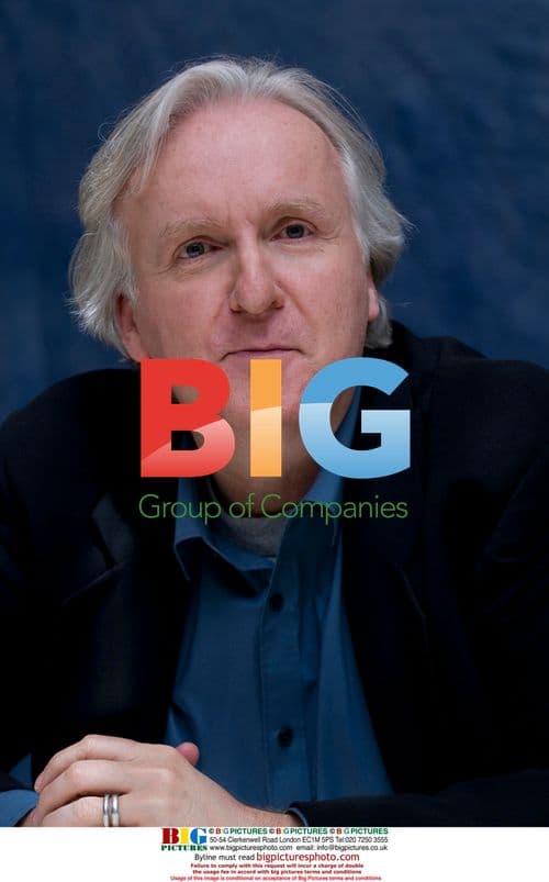 James Cameron poses in Beverly Hills