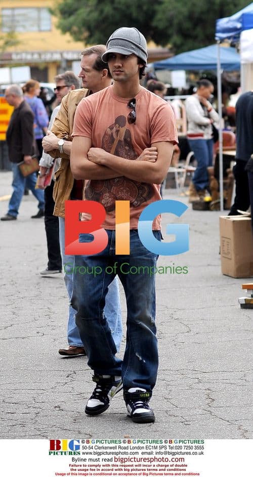 Michael Steger & Friend at Hollywood Flea Market