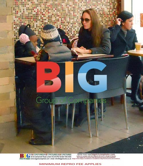 Brad Pitt and family out to lunch