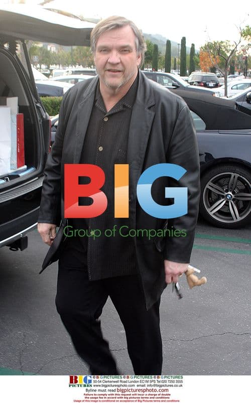 Meat Loaf seen shopping and loading car
