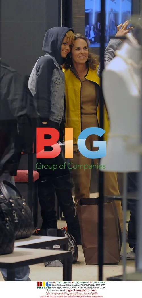 Rihanna shopping with friend in Beverly Hills
