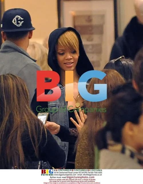 Rihanna shopping in Beverly Hills