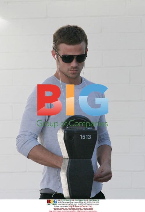 Cam Gigandet out in his Mustang