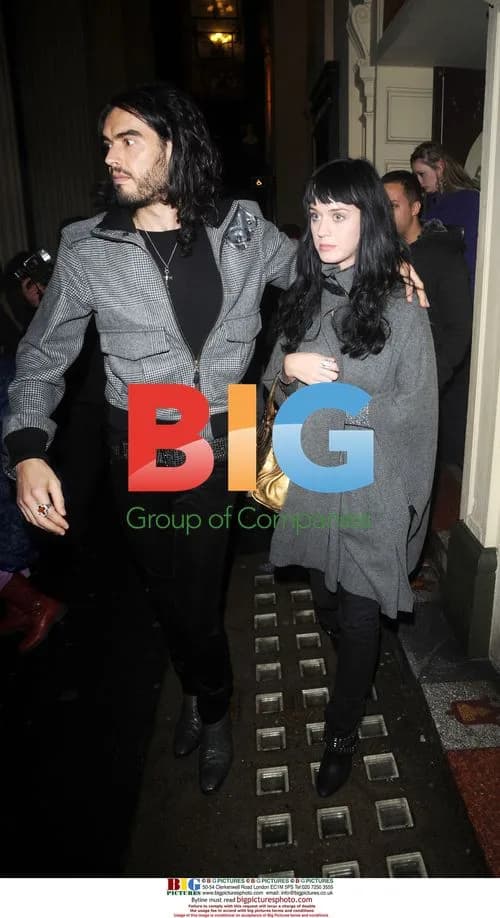 Russell Brand and Katy Perry at The Lion King