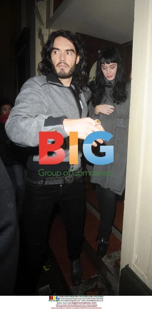 Russell Brand and Katy Perry at The Lion King