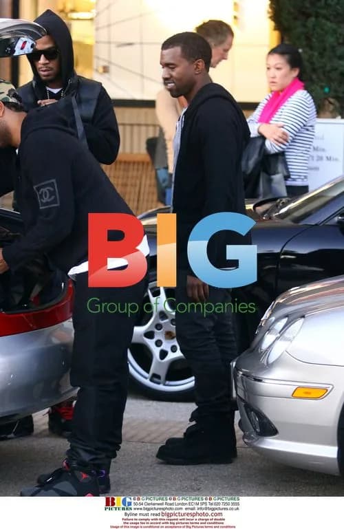 Kanye West at Barney's in Beverly Hills