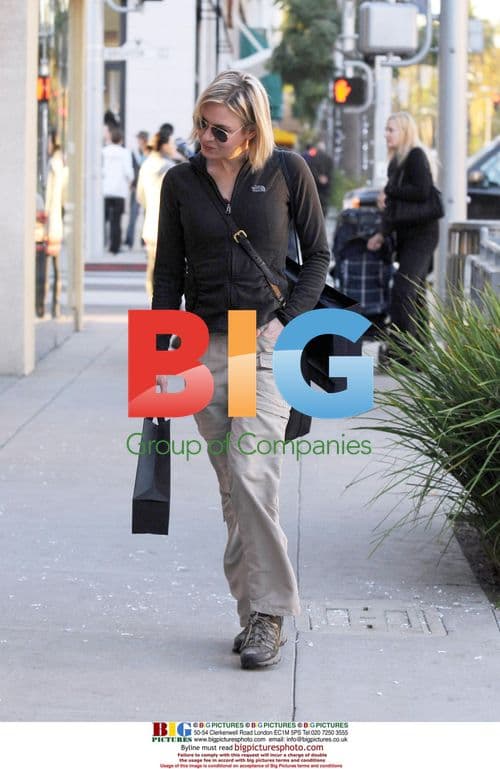 Renee Zellweger shopping for a watch in Beverly Hills