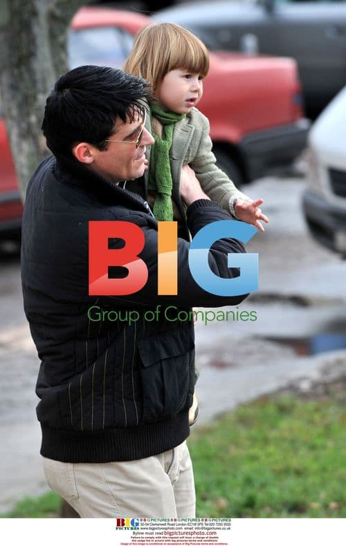 Goran Visnjic and son Tin out in Croatia