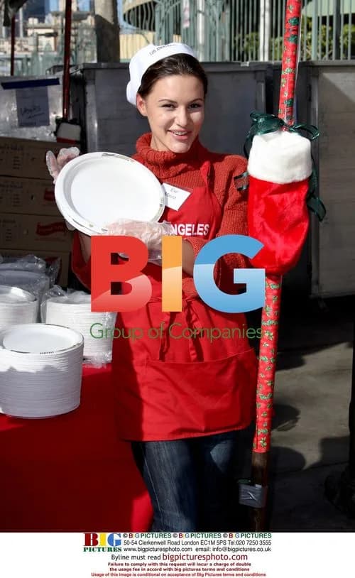 Eve Mauro at Christmas Eve for the Homeless