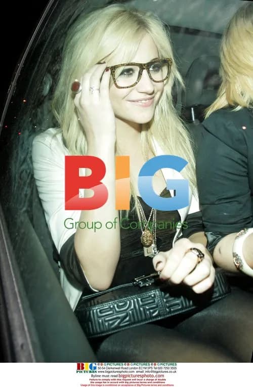 Pixie Lott leaving Boujis nightclub in London