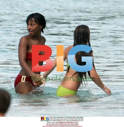Singer Alexandra Burke on Caribbean Vacation
