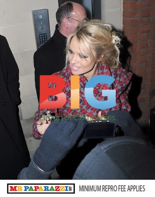 Pamela Anderson Leaves Panto Aladdin