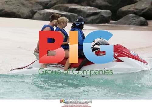 Sugababes on Water Scooter in Caribbean