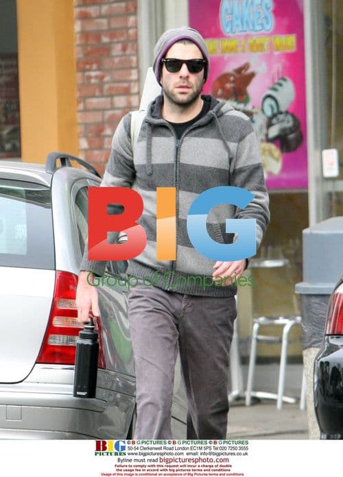 Zachary Quinto leaving yoga class