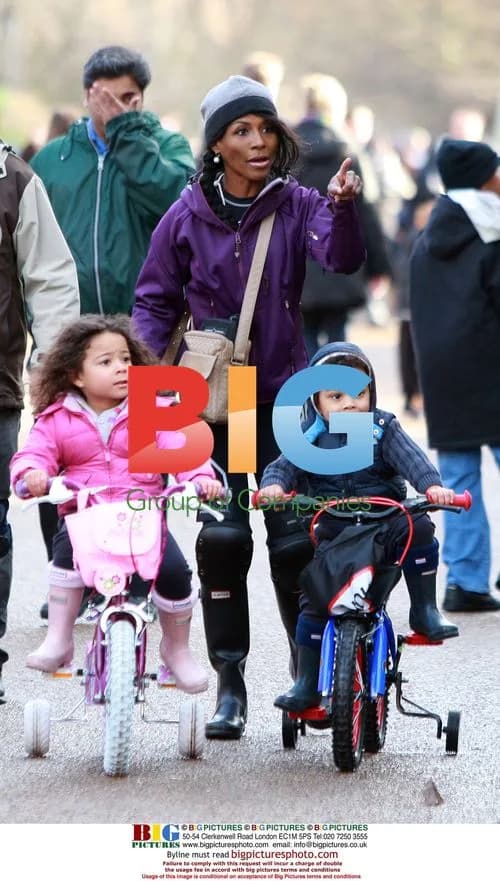 Sinitta at Winter Wonderland with Kids