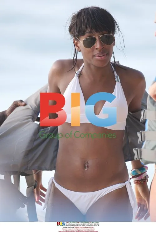Alexandra Burke on Caribbean Jet Ski Holiday