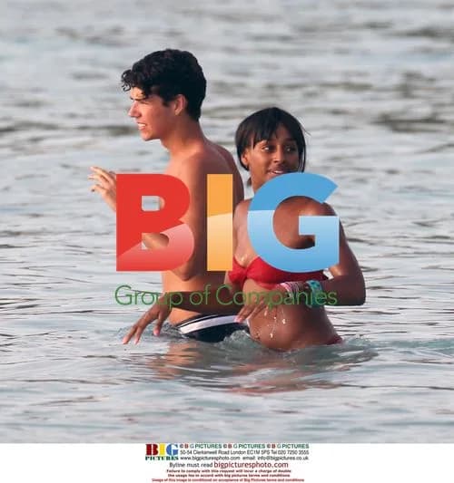 Alexandra Burke on Caribbean holiday