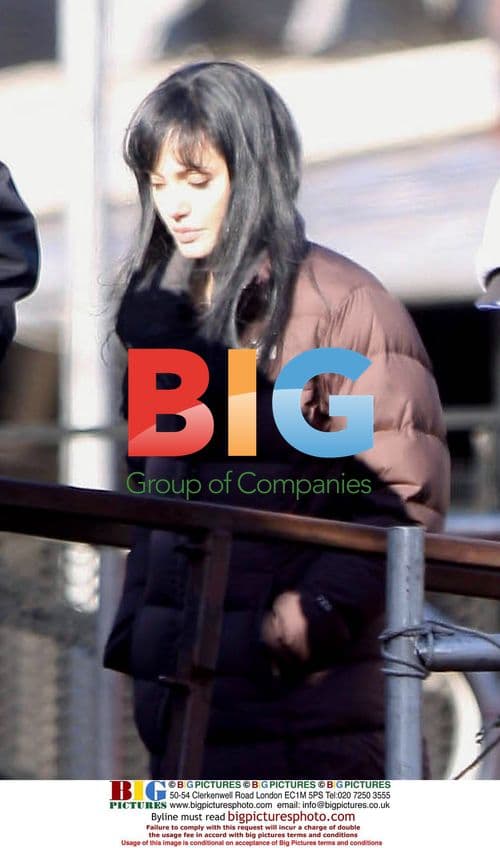 Angelina Jolie on set of 'Salt'