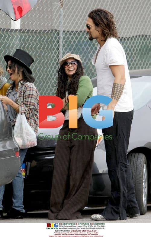 Lisa Bonet and family leave Axe restaurant