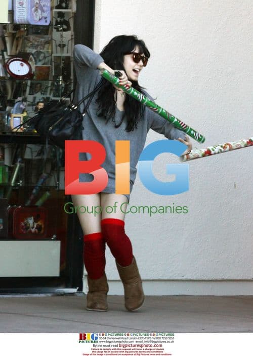 Vanessa Hudgens Christmas Eve shopping