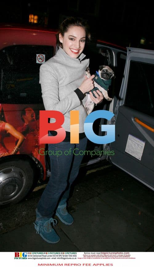 Kelly Brook with New Puppy