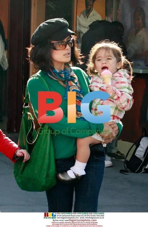 Salma Hayek and daughter get ice cream