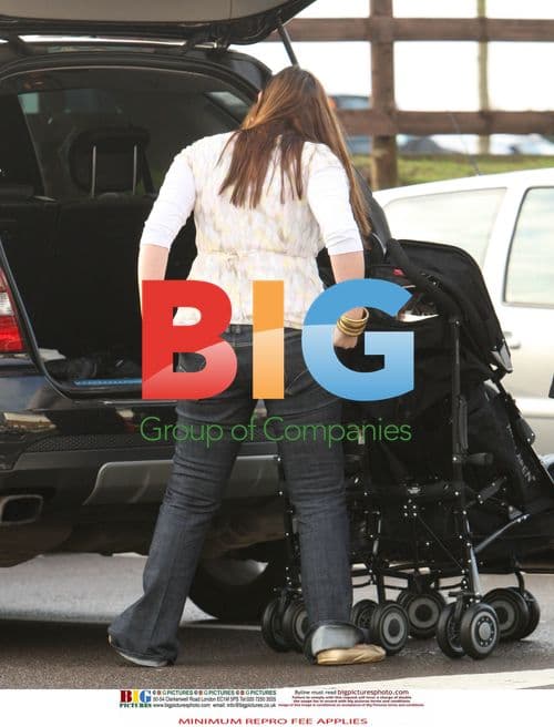 Charlotte Church out shopping with kids