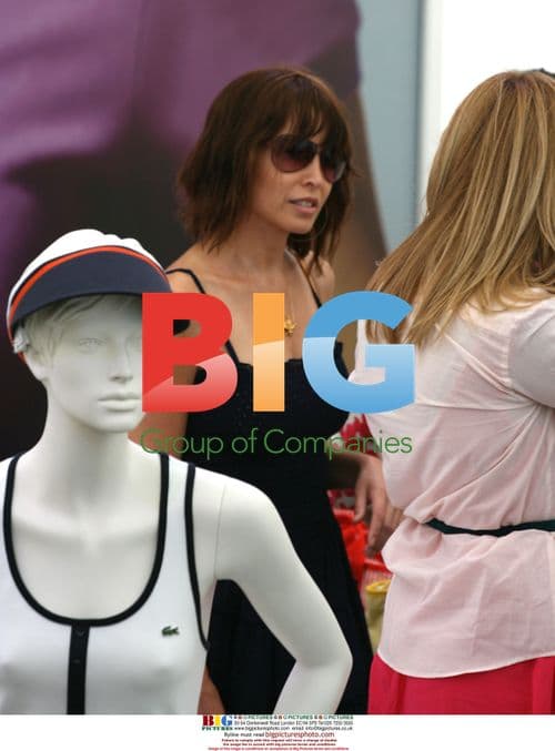 Danni Minogue and Kris Smith at Australian Open