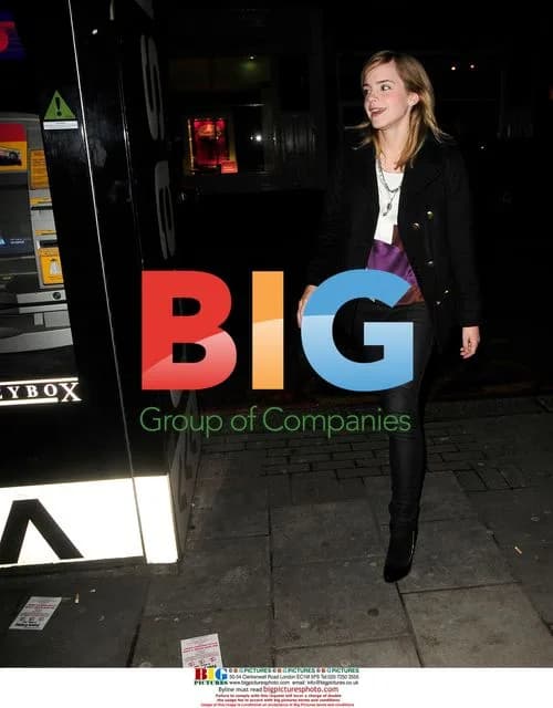 Emma Watson Surprised Looking for Cash