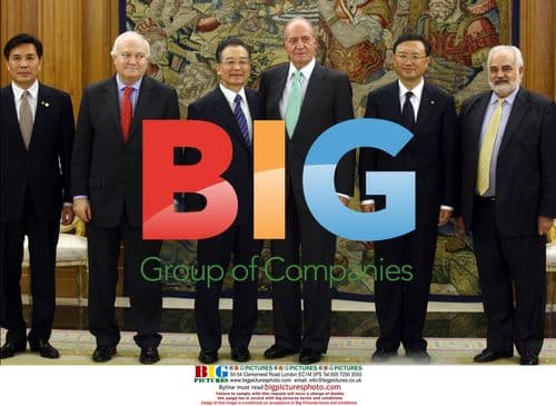 King Juan Carlos meets China PM Wen Jiabao