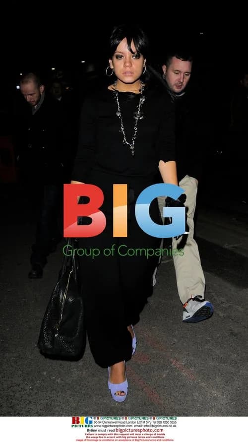 Lily Allen Arriving at Ivy Club