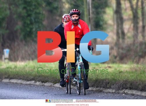 Robbie Williams tests new bike