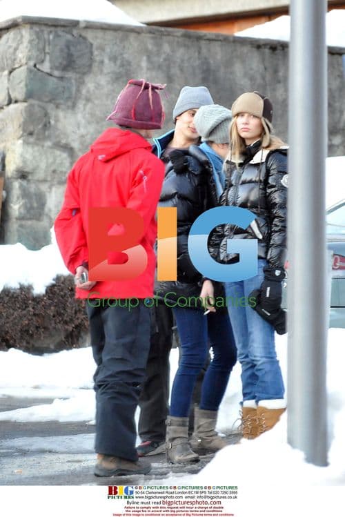 Casiraghi family skiing holiday in Verbier