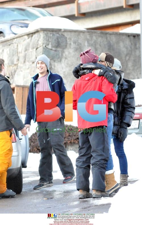 Casiraghi siblings on ski holiday in Verbier