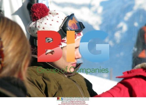 Charlotte Casiraghi and family on ski holiday