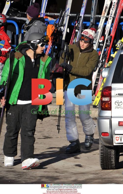 Charlotte Casiraghi and family skiing in Verbier