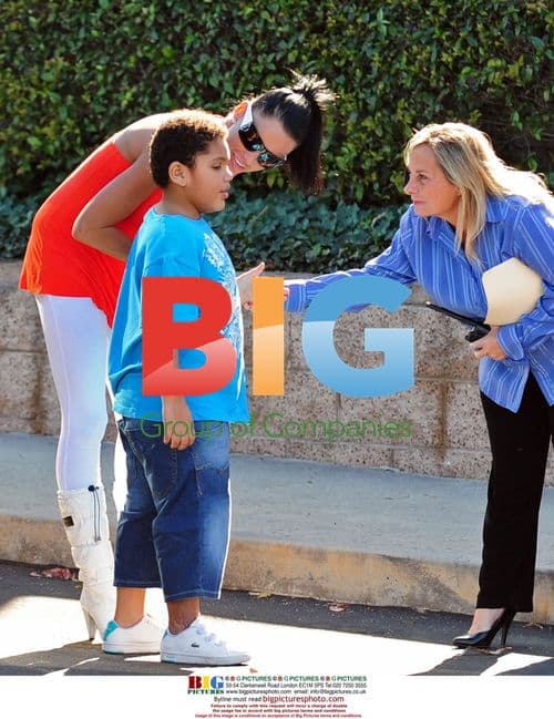 Katie Price and Peter Andre Visit Junior Blind of America
