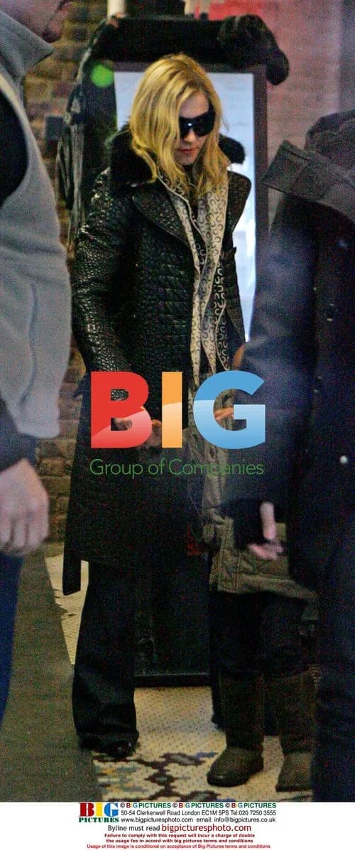 Madonna with family in NYC