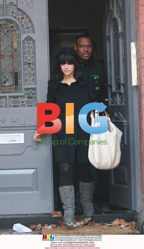 Lily Allen leaves home for appointment